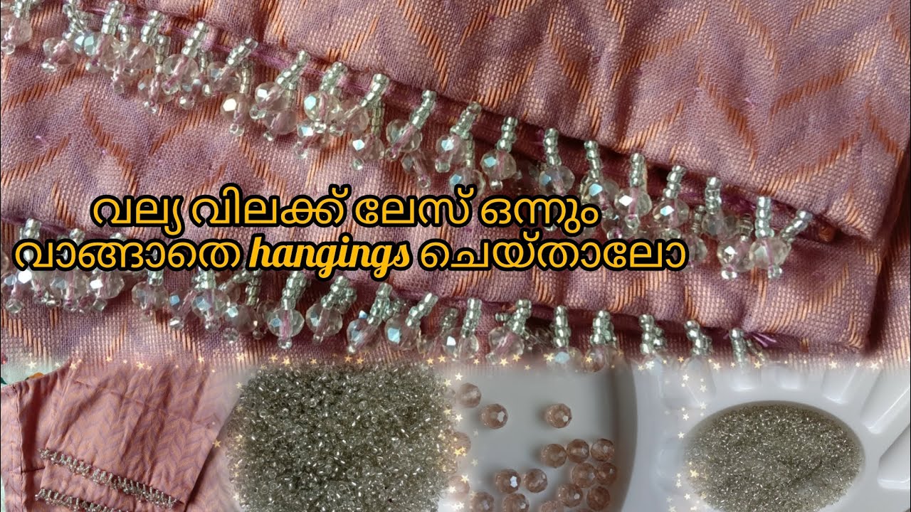 bridal blouse hangings making / viral hangings diy