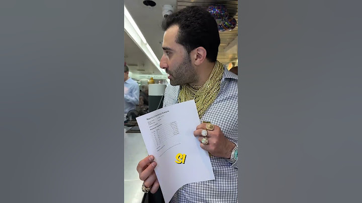 He sold the same gold in two stores… and they offered him different prices