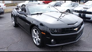 *SOLD* 2012 Chevrolet Camaro SS Convertible Walkaround, Start up, Tour and Overview