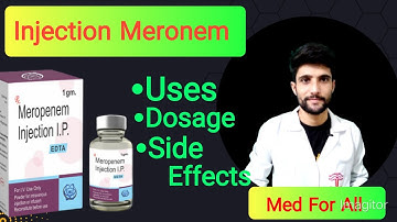 Injection Meronem 1 gram uses side effects and dosage in urdu hindi | Injection Meropenum #trending