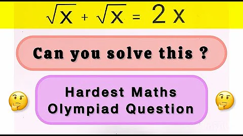 Only 10% Students Solve this  Maths Algebra Square Root Olympiad Question. #challenge