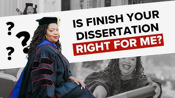 Is the Finish Your Dissertation Program Right For Me?