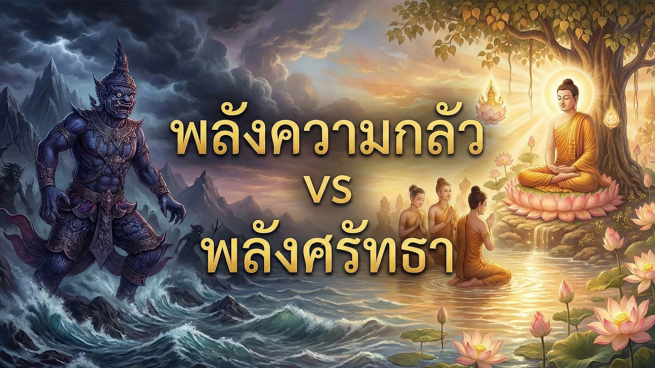 พลิกความกลัว เป็นพลังศรัทธา! 💡 เคล็ดลับก้าวข้ามทุกอุปสรรคในชีวิต ✨ #ความกลัว #ข้อคิด #กำลังใจ
