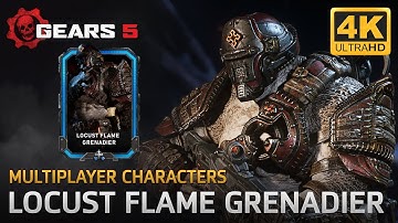 Gears 5 - Multiplayer Characters: Locust Flame Grenadier