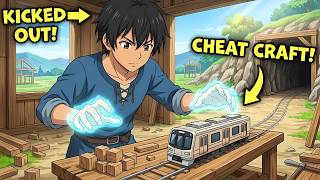 Kicked Out Craftsman Uses Cheat Crafting To Build A Subway Train & Live A Wholesome Slow Life!
