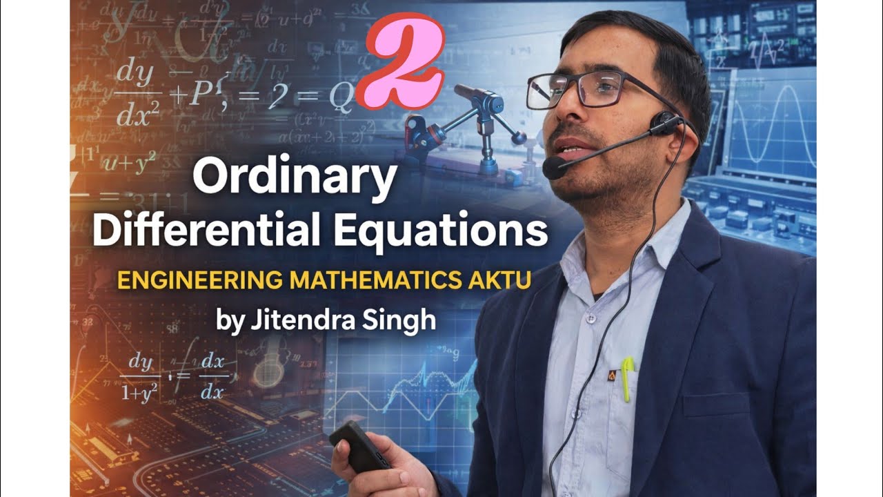 Ordinary Differential Equations AKTU | Complete One Shot 🔥 (Pass ...