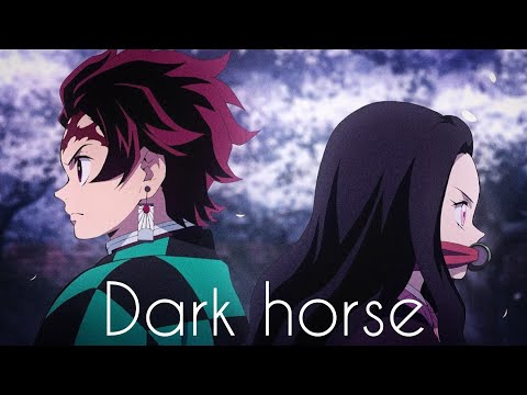 •Demon slayer AMV//Tanjiro and Nezuko//Dark horse - Katy Perry•