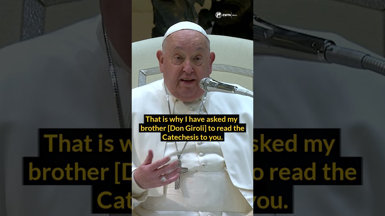 Pope Francis encouraged the faithful to lift their voices in the song of the Magnificat