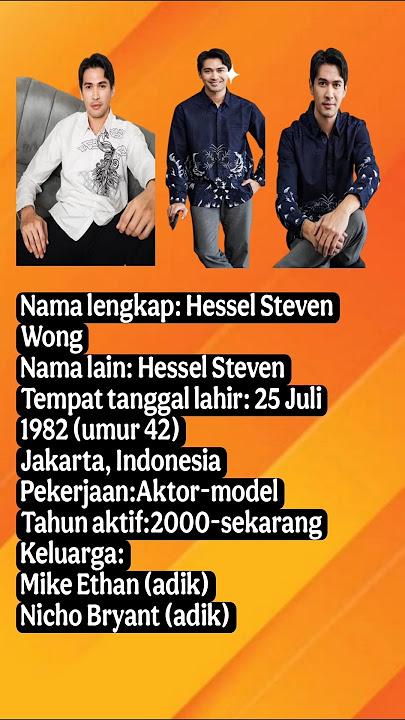 Hessel Steven  : Biodata Lengkap !! #breakingnews  #viralvideo #aktor #model