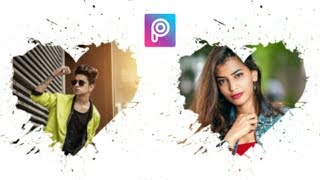 Picsart Hart Splatter Effect ,Picsart Photo Editing Tutorial,Picart editing 2019