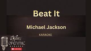 Beat It - Michael Jackson | Karaoke Lyrics | No Lead Vocals