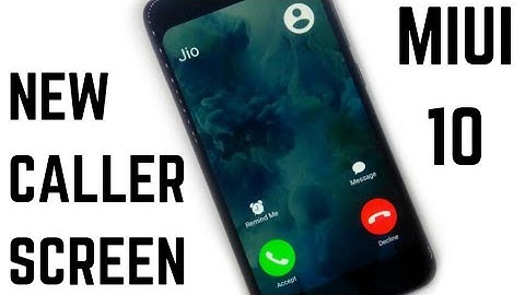 Change Incoming/Outgoing Call Screen On Miui 10/9! Redmi Note 5 Pro