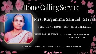 Download Lagu The Funeral Service: Mrs. Kunjamma Samuel (81Yrs.) MP3