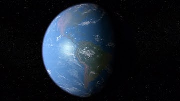 Earth Rotation Loop Motion Graphics