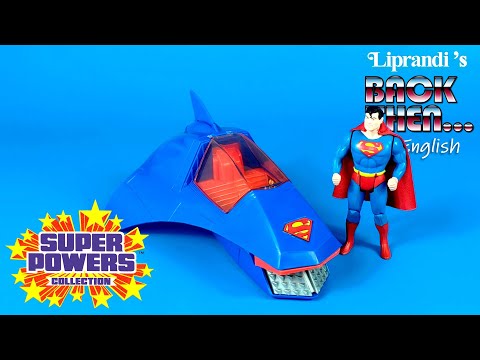 SUPER POWER COLLECTION SUPERMAN WITH SUPERMOBILE - KENNER
