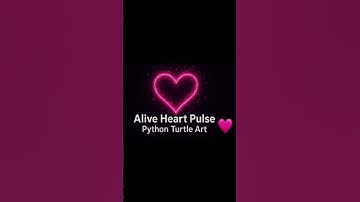 This Python Code Creates a Beating Heart ❤️ (No Libraries!)