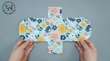 Gift Sewing Idea 💟 Mini Backpack Shaped Makeup Bag