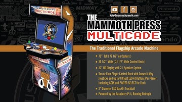 DIY Arcade Machine Cabinet Build: Episode 11: The Mammoth Press Multicade!
