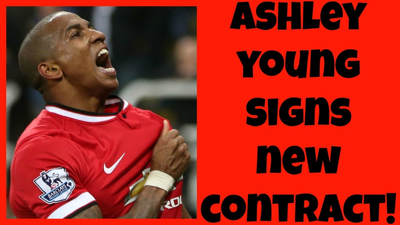 Ashley Young SIGNS CONTRACT EXTENSION
