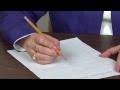 Pencil And Paper Position For Right Handers 