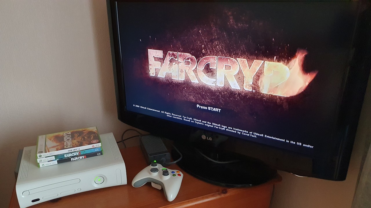 500GB Microsoft Xbox 360 Jasper V2 Kronos Console, Controller and Far Cry Games Bundle # 4099