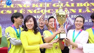 Toàn cảnh Chung kết giải Bóng đá lần thứ X của THCS Lê Ngọc Hân (Hà Nội)