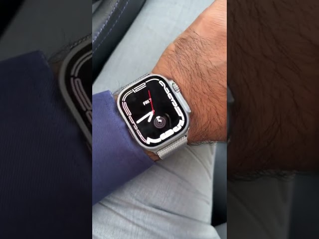 Apple Watch Ultra + Milanese Band ⌚️ #SHORTS