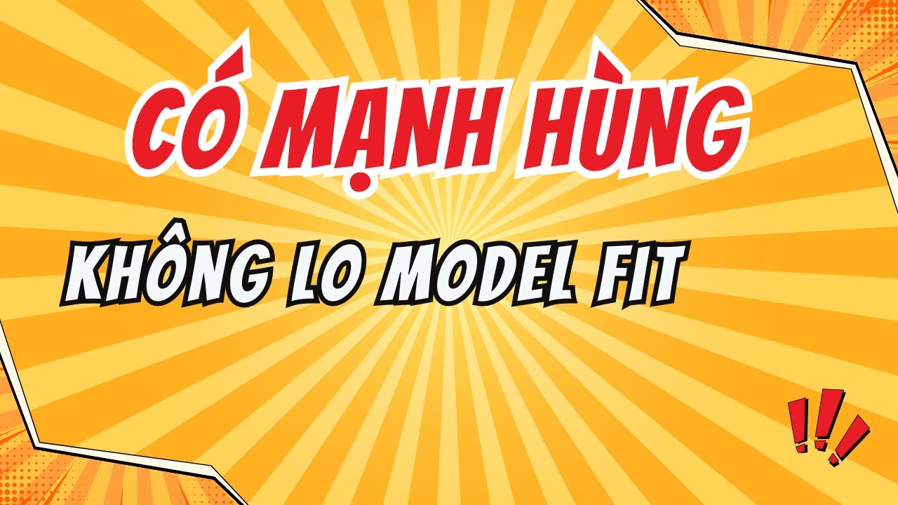 Fix model fit cho mô hình CFA- SEM | Dịch vụ AMOS uy tín của Mạnh Hùng ...