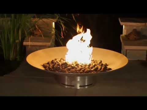 Bella Vita Stainless Steel Fire Pit by Fire Pit Art