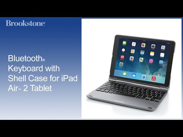 Bluetooth® Keyboard with Shell Case for iPad Air™ 2 Tablet