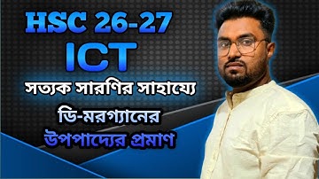 ডি-মরগ্যানের উপপাদ্য । De Morgan