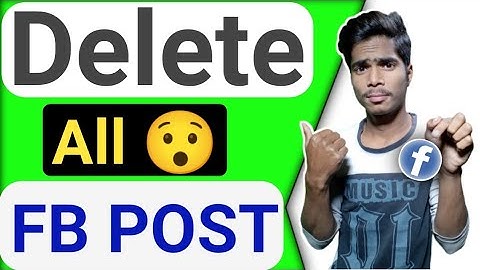 Facebook Posts delete one click || delete all post on facebook 2022 by [Md Kamal]
