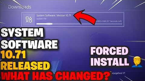 NEW PLAYSTATION 4 SYSTEM SOFTWARE UPDATE 10.71 RELEASED! DOWNLOAD IT NOW!