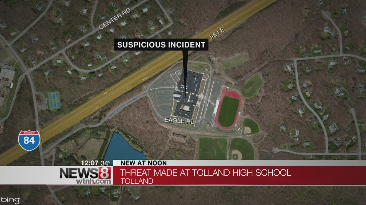 Lockdown lifted after threats made at Tolland High School - YouTube