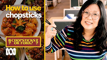 How to use chopsticks – time, coordination and practice 🥡🥢 | Chopsticks or Fork? | ABC Australia
