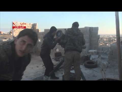 شبكة حلب نيوز الفوج الأول تدمير مدفع ميداني 130 على جبهة العامرية