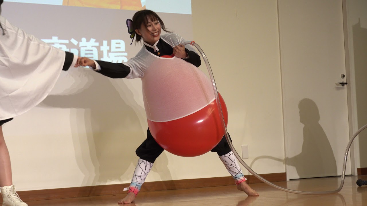 2021年11月17日／プリンセス物語「お笑い健康道場」（梨華子ちゃん風船爆弾🎈・湯～とぴあ宝）