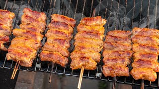 [ENG SUB] Cuộn thịt lại và ướp giúp món Thịt Nướng ngon hơn bội phần | Roll BBQ recipe