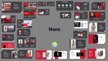 Nano Red Powerpoint Template Presentation
