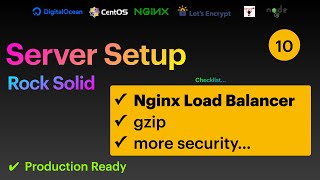 10. Production Ready Server Setup - Load balancing using Nginx with gzip and websockets support