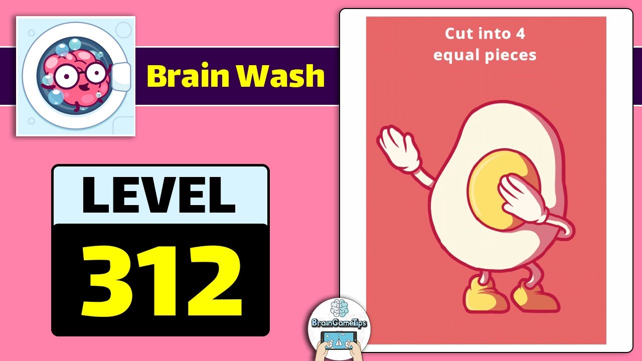 Brain Wash - Puzzle Mind Game - Level 312 Solution