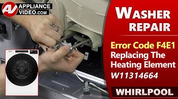 Washer clothes not getting clean - F4 E1 E2 Error Code - Diagnostic & Repair by Factory Technician