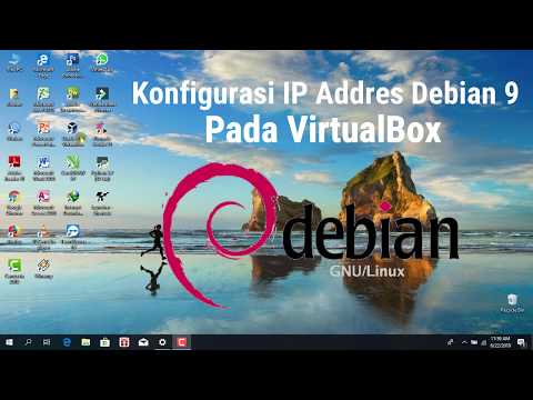 Cara Setting IP Address Debian 9 pada VirtualBox
