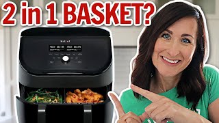 Can I use ceramic-coated or stoneware pot for air frying in Instant Vortex  9 Quart VersaZone 8-in-1 Air Fryer with Dual Basket Option?