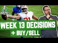 Fantasy Football 2020 - Week 13 Buy or Sell, Fantasy Algebra & Questions - Ep. #995