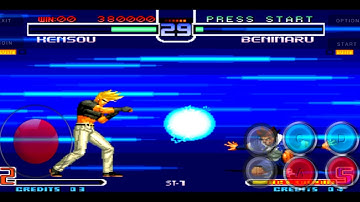 Kof 2002 mp2 Kensou Combo Gameplay #mame4droid