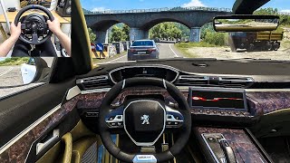 Euro Truck Simulator 2 - 2021 Peugeot 3008 [Steering Wheel Gameplay] screenshot 5