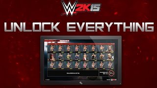 WWE 2K15 - How To Unlock Everything - All Unlockables! (PS4)