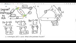 Geometry Week 10 Wednesday #1-3