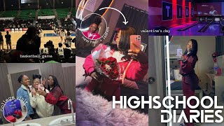 VLOG| senior, school vlog, college visit, huge bball game, valentine’s day, maintenance, etc